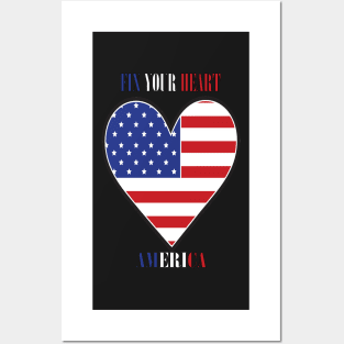 FIX YOUR HEART AMERICA Posters and Art